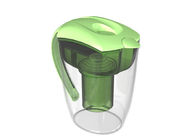 Jarra alcalina verde del agua, jarra alcalina 7,5 - 10,0 del filtro de agua del pH