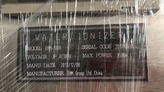 Ionizador de agua industrial 1000 L/h Acero inoxidable alcalino ácido