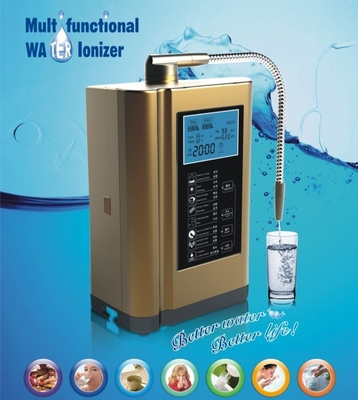 Ionizador de agua alcalina portátil EHM con pantalla de temperatura de 150W