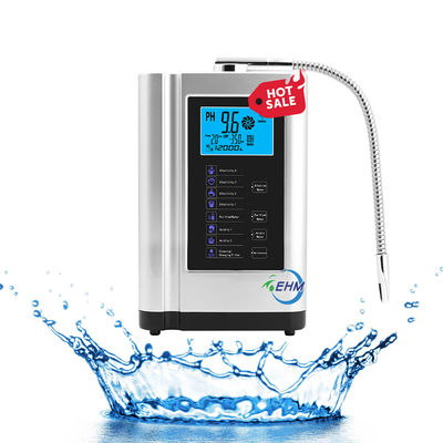 Máquina ionizadora de agua de hidrógeno profesional con pantalla LCD de 3,5 pulgadas 1-4L / min de caudal y 150W de potencia para uso doméstico y comercial