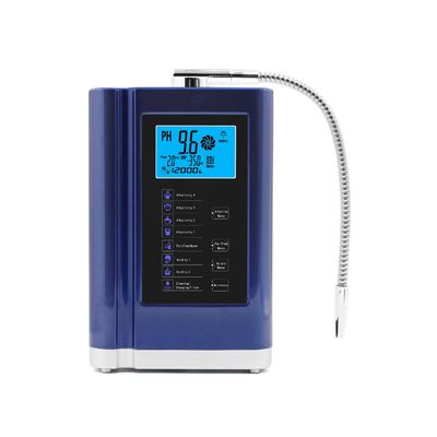 Máquina ionizadora de agua de hidrógeno profesional con pantalla LCD de 3,5 pulgadas 1-4L / min de caudal y 150W de potencia para uso doméstico y comercial