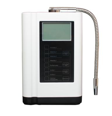 Máquina ionizadora de agua de hidrógeno profesional con pantalla LCD de 3,5 pulgadas 1-4L / min de caudal y 150W de potencia para uso doméstico y comercial