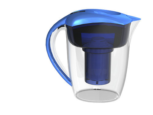La jarra alcalina del agua de la energía nana azul para reduce bacterias
