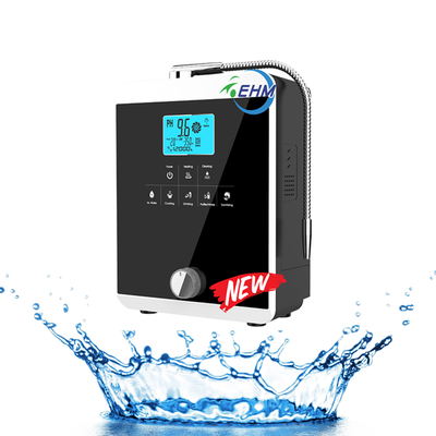 Ionizador de agua alcalina EHM 11 placas con 5 niveles de pH y certificación CE